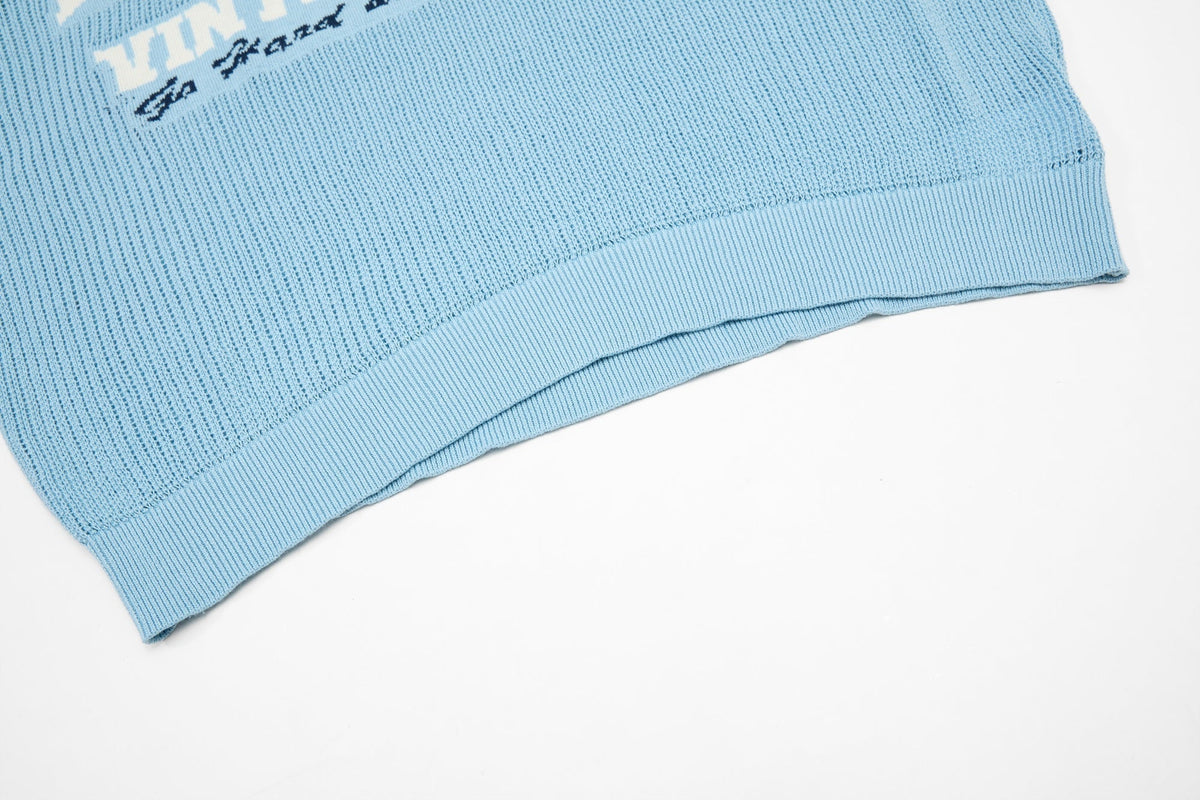 Madxmarx “Varsity Knit Polo”