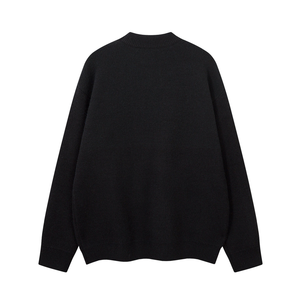 Madxmarx Furry Lettering Knit Sweater