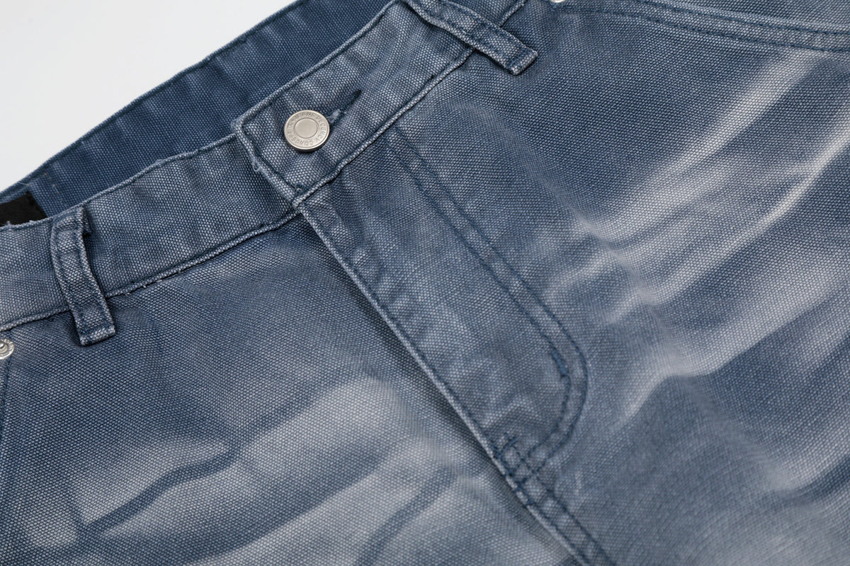 Madxmarx Jeans aus Denim mit gewaschenem Knittereffekt