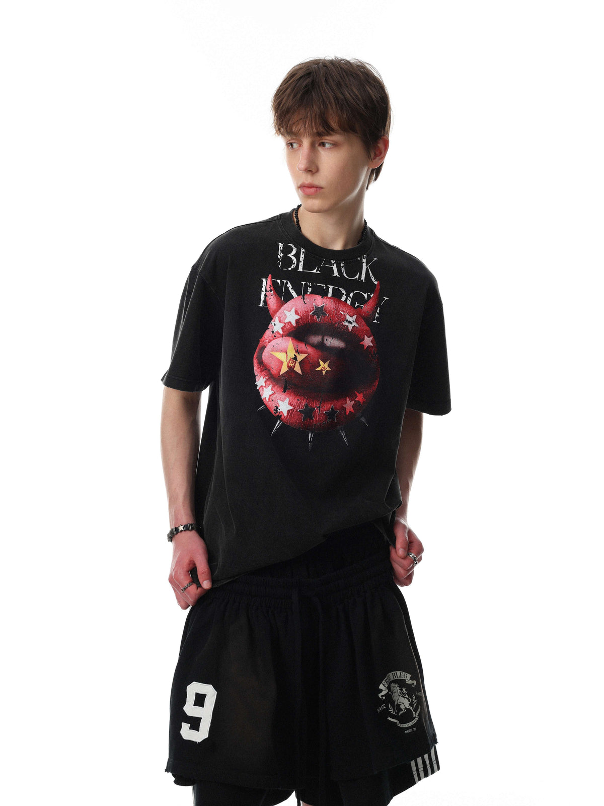 Madxmarx “Devil Lip Graphic Tee”