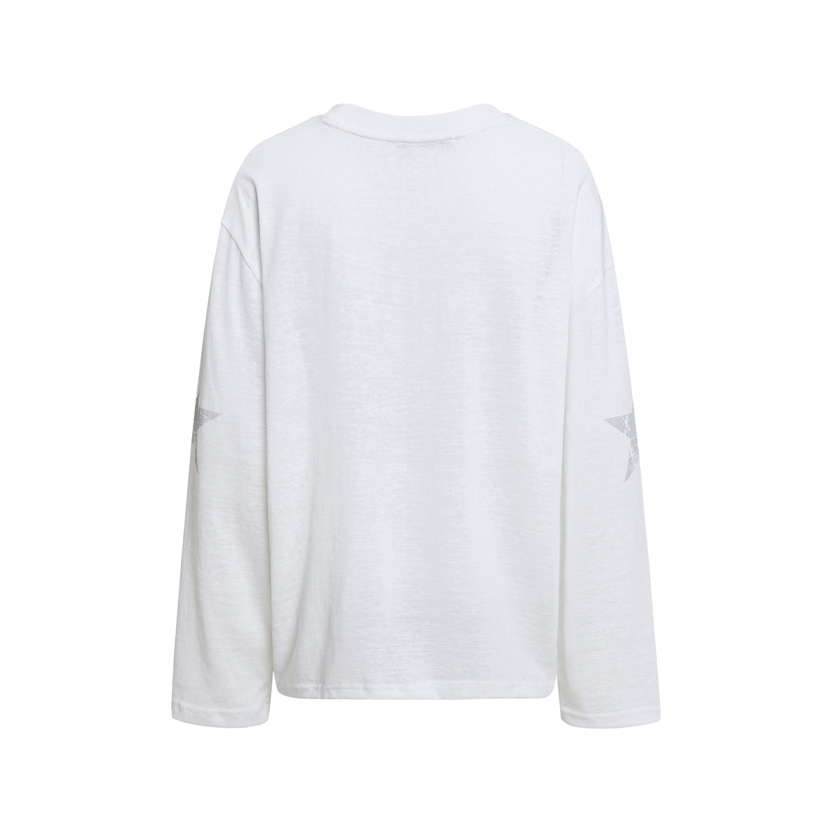 Madxmarx Distressed Varsity Graphic Long Sleeve Tee