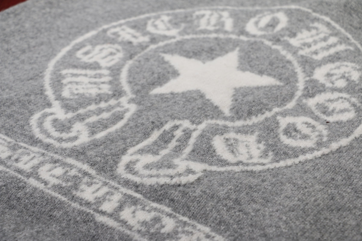 Madxmarx Vintage Star Knit Zip Hoodie