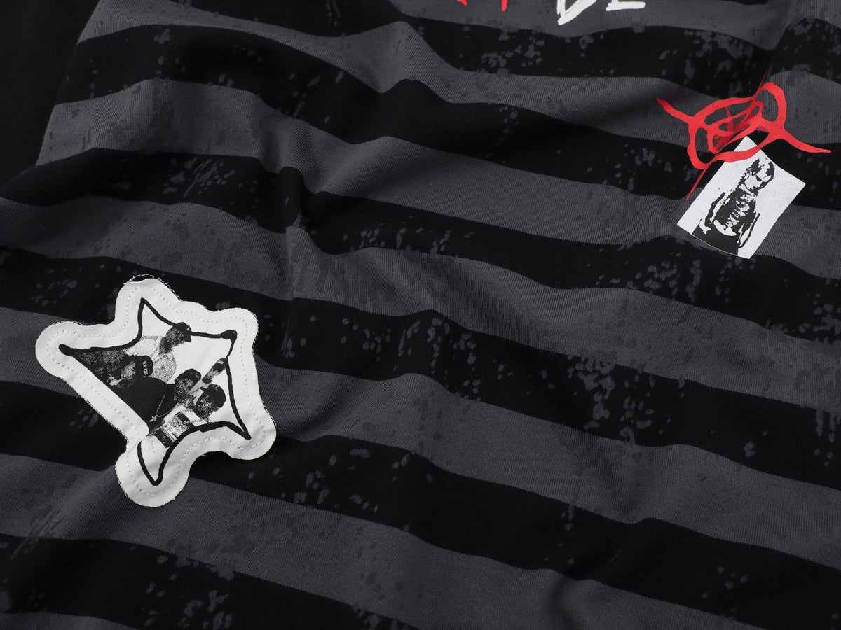 Madxmarx High Profile Striped Long Sleeve Tee