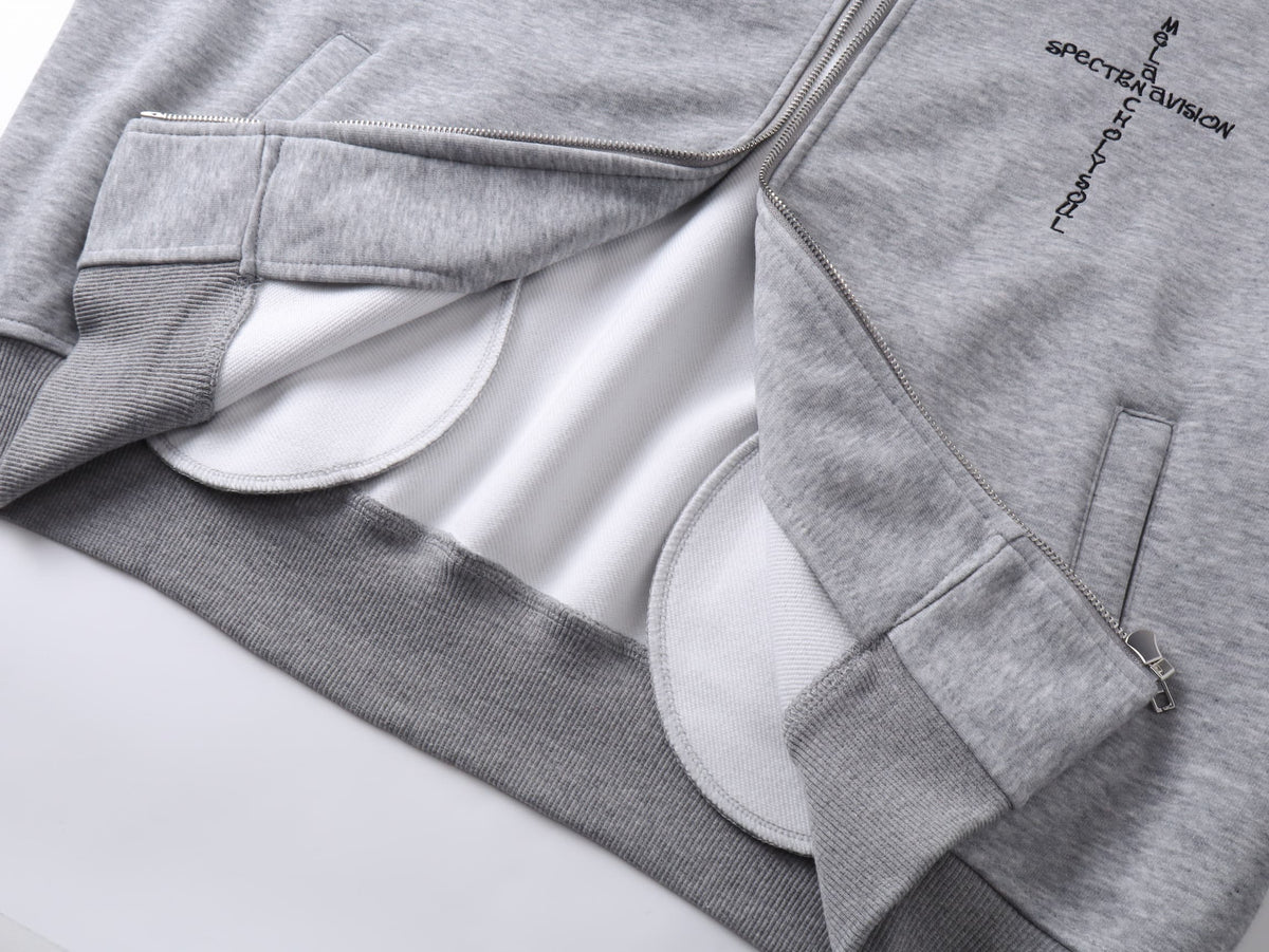 Madxmarx Devil-Ear Zip Hoodie