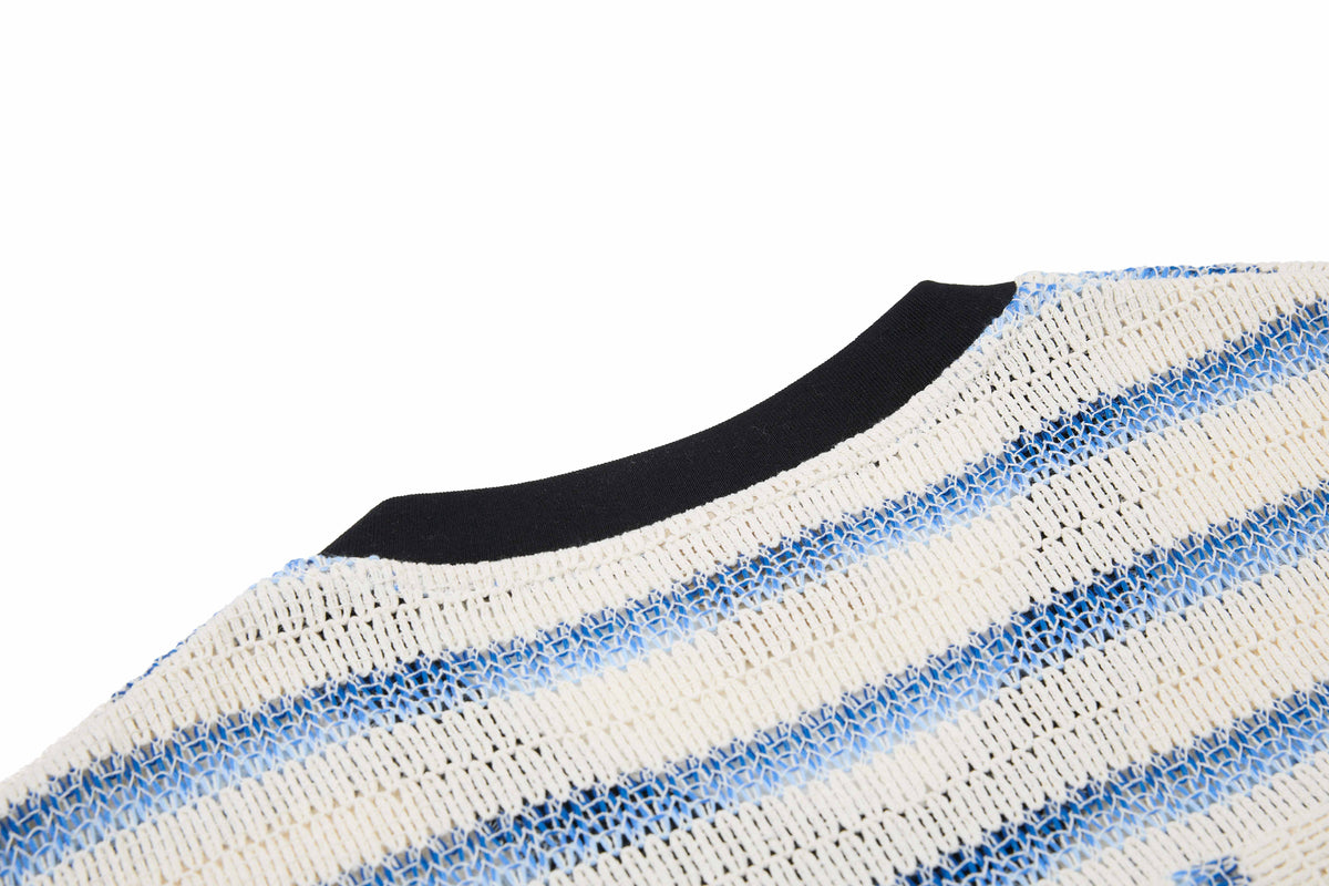 Madxmarx “Varsity Stripe Knit Tee”