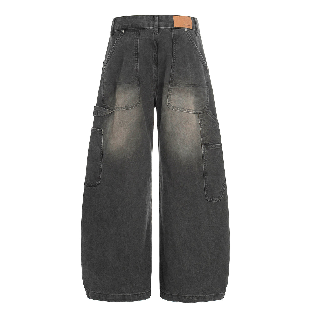 Pantalon large en jean délavé style utilitaire Madxmarx