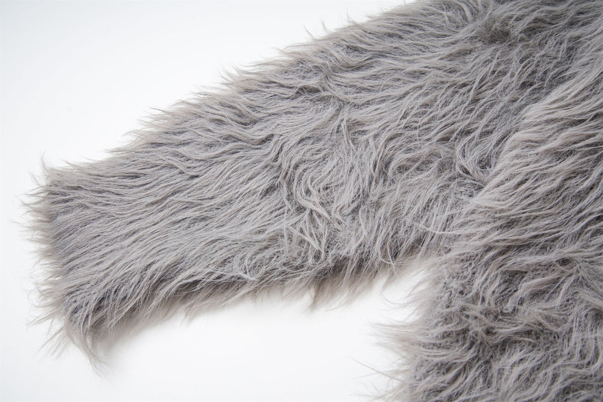 Madxmarx Long-Fur Graphic Sweater