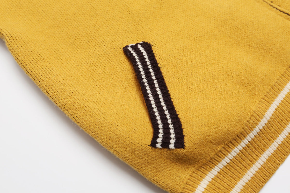 Madxmarx Retro Zip Knit Jacket