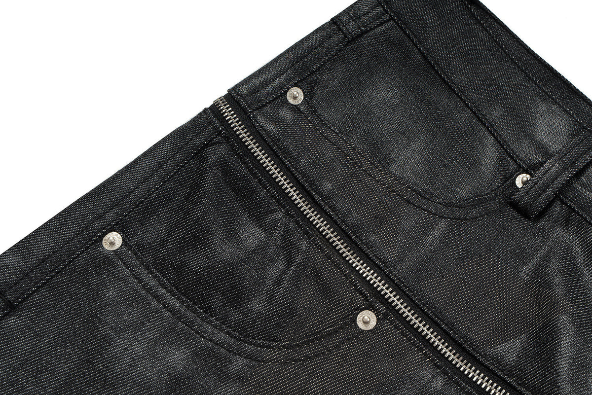 Pantalon en jean double taille Madxmarx