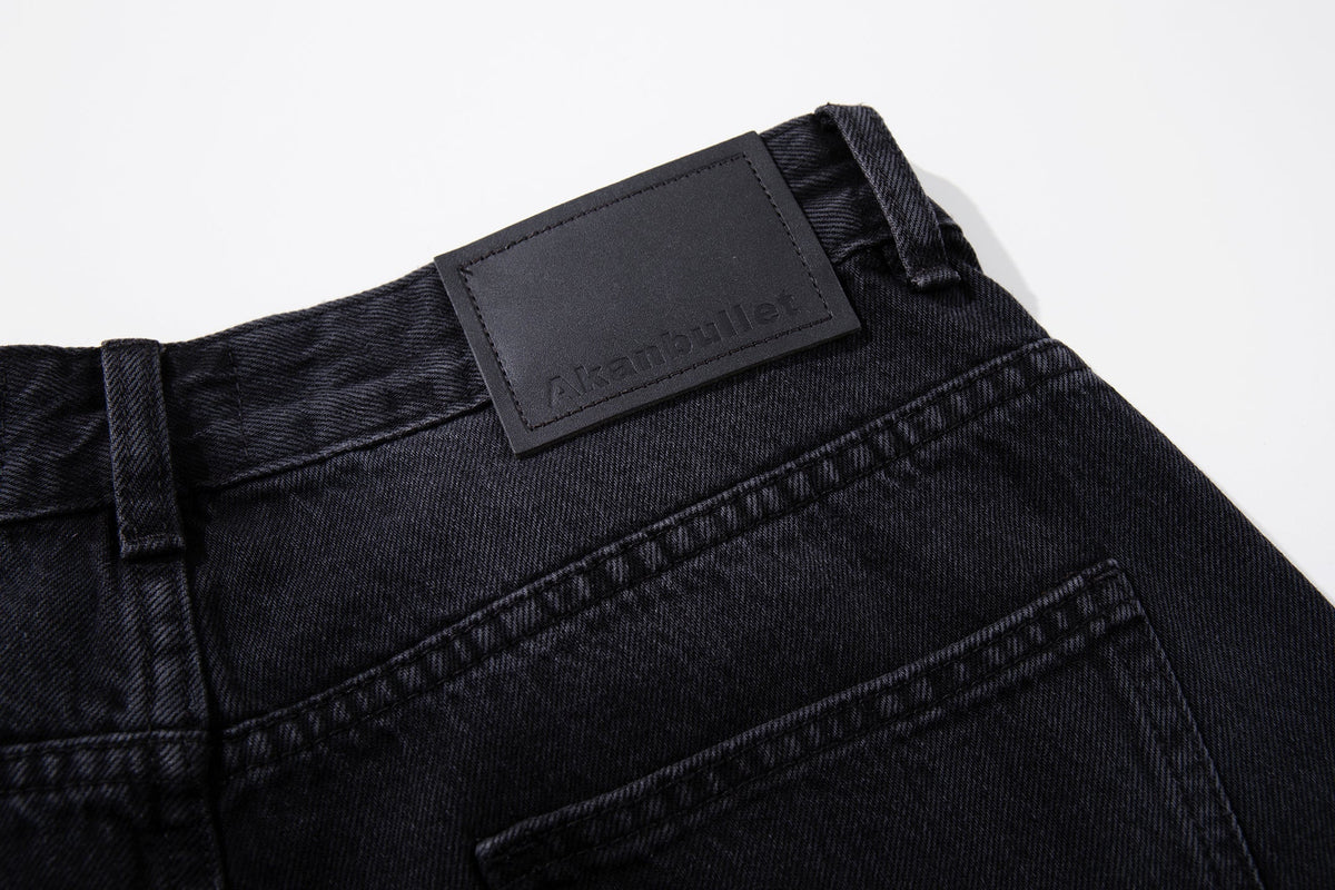 Madxmarx Utility-Jeans mit weitem Bein und geteiltem Design
