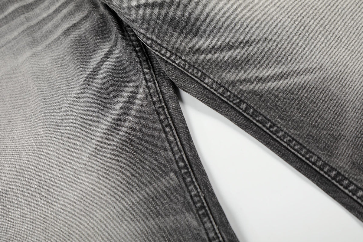 Madxmarx Faded Black Wide-Leg Jeans