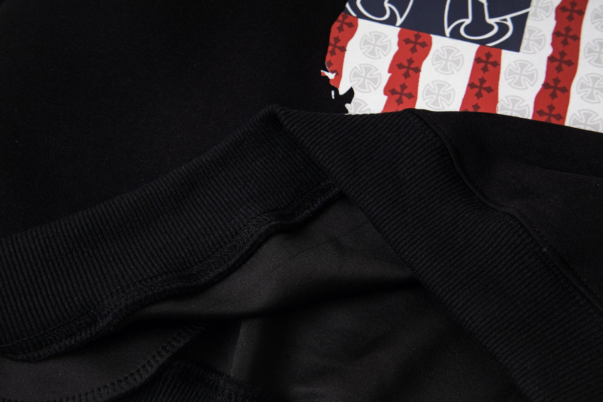Madxmarx Graphic Flag Pullover Hoodie