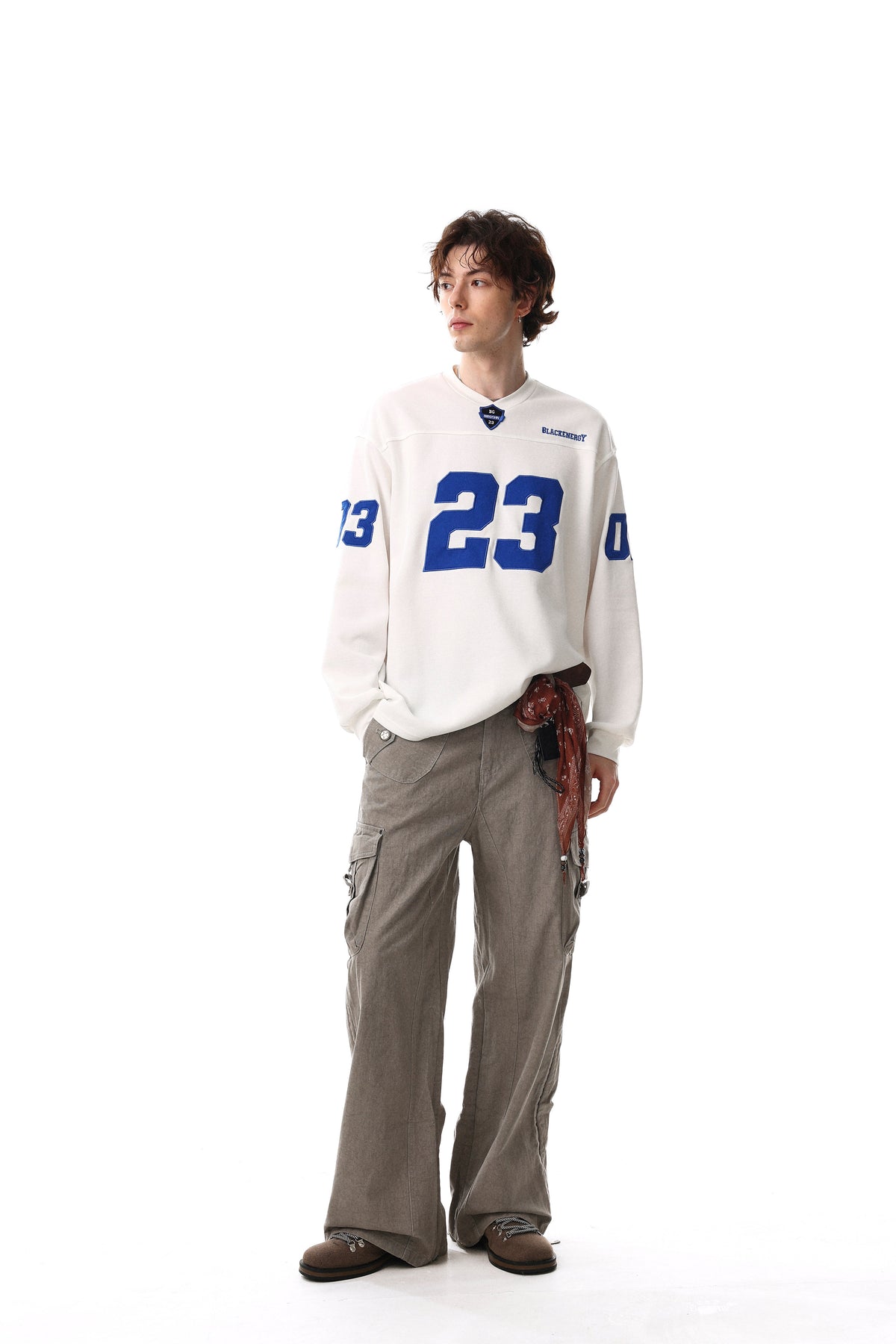 Madxmarx Varsity Graphic Long Sleeve Tee