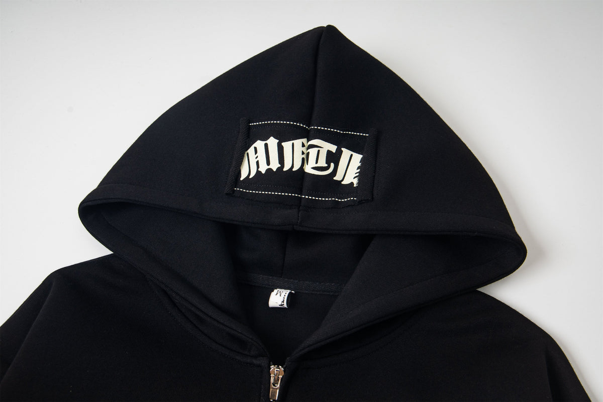 Madxmarx Graphic Zip Hoodie