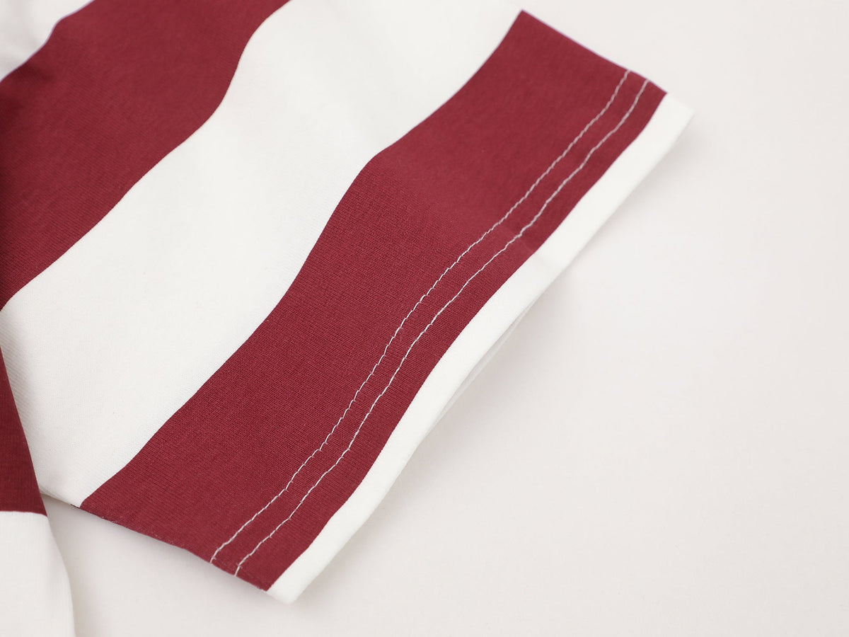 Madxmarx Striped Graphic Tee