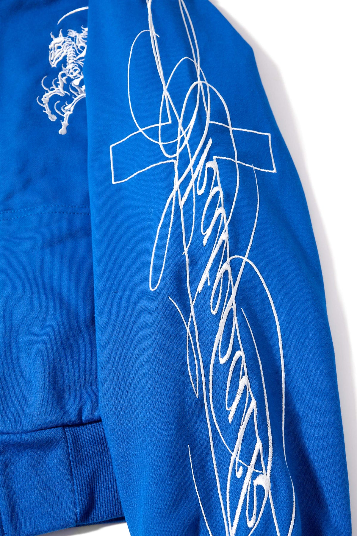 Madxmarx Horse Graphic Zip-Up Hoodie