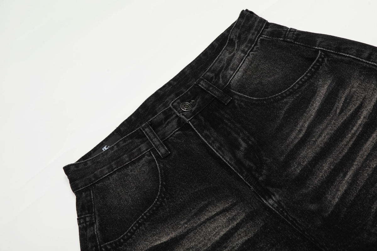 Madxmarx Vintage Whisker Wash Balloon Wide-Leg Jeans
