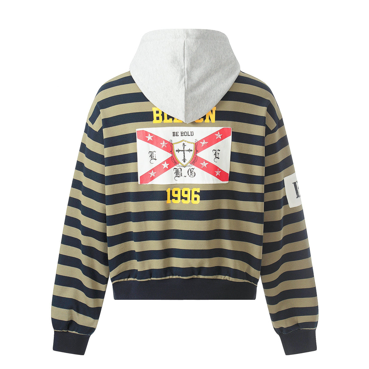 Madxmarx Striped Rugby Hoodie