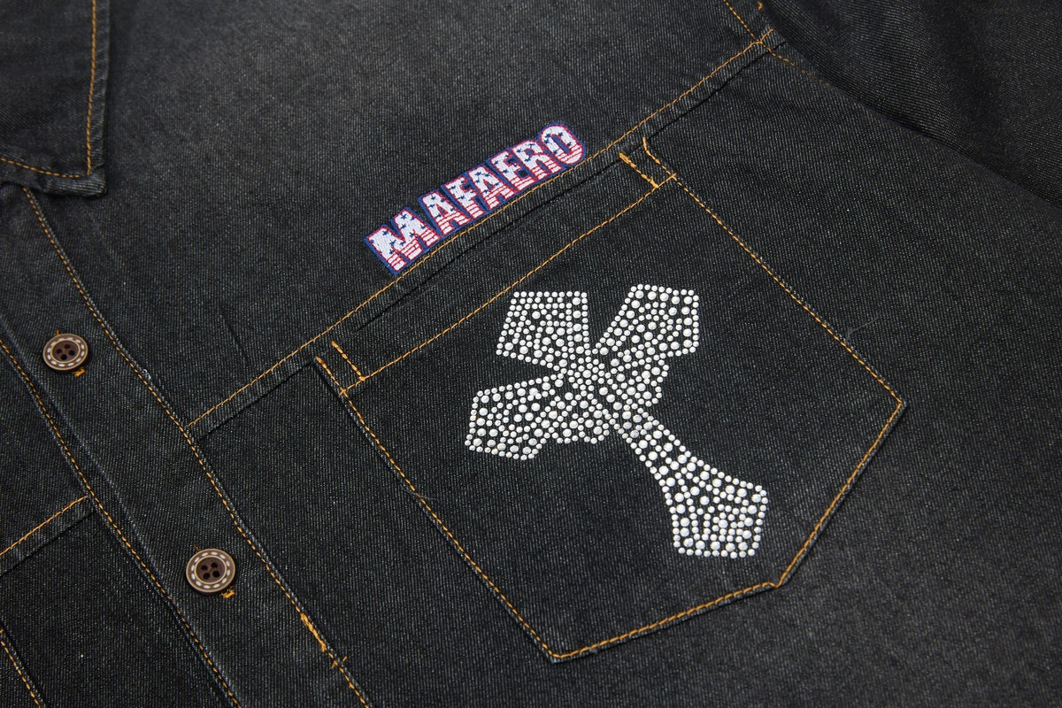 Madxmarx “Cross Denim Shirt”