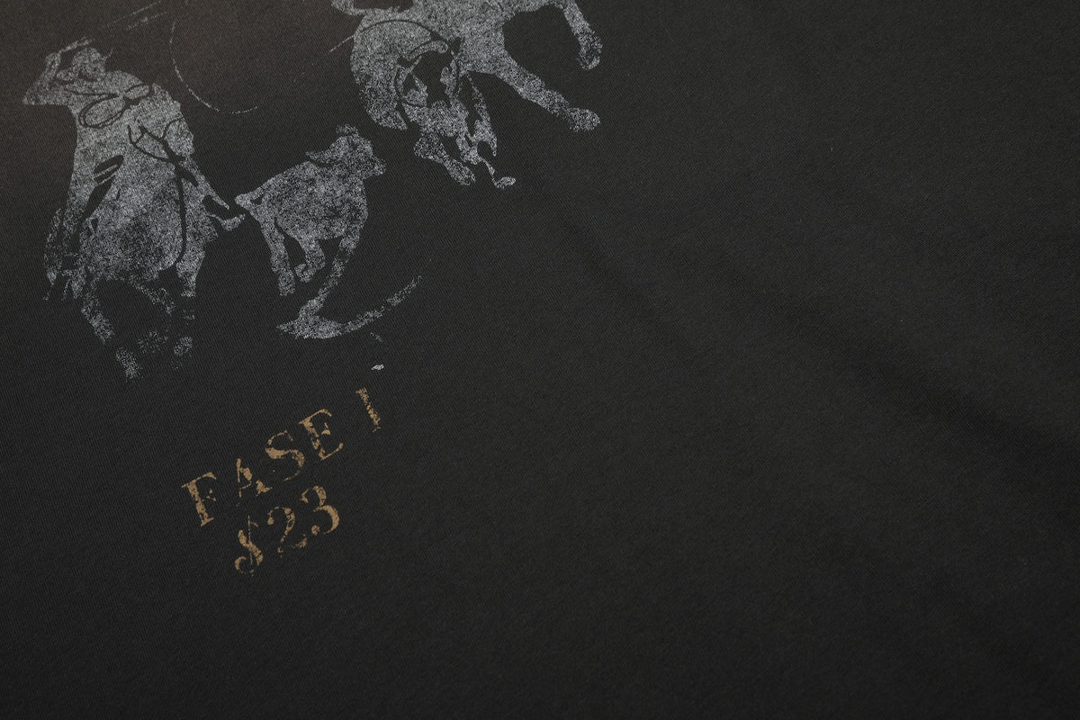 Madxmarx Vintage Distressed Graphic Long Sleeve T-Shirt