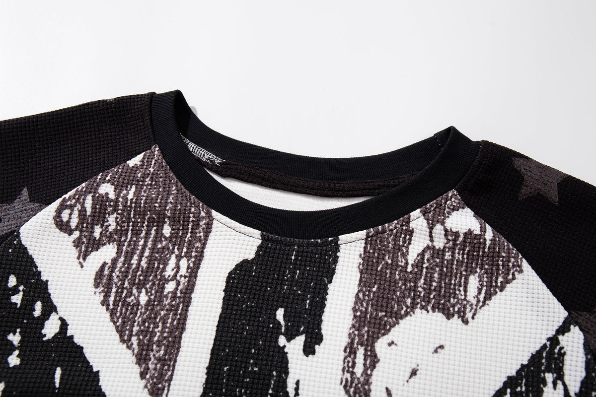 Madxmarx Vintage Union Jack Raglan Long Sleeve