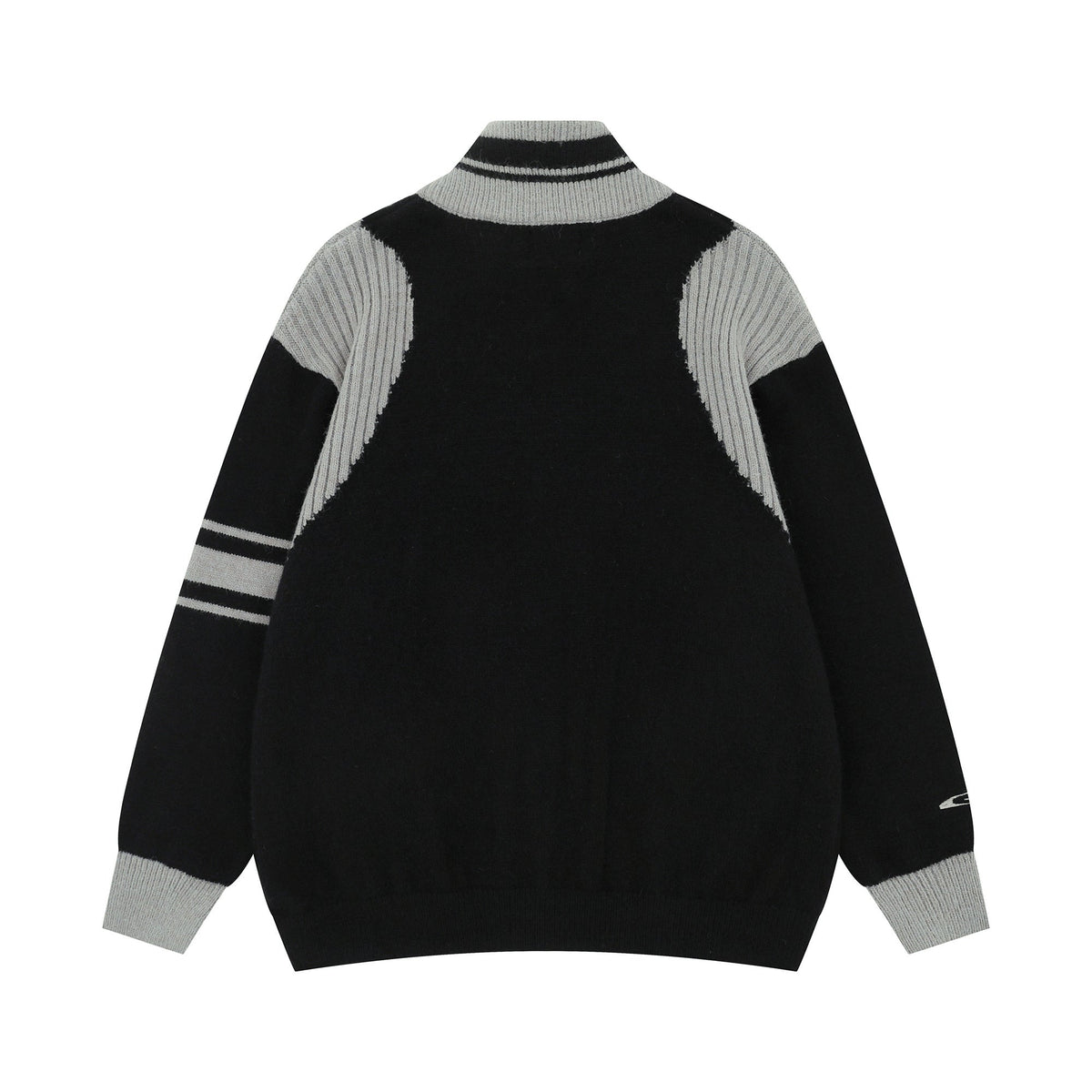 Madxmarx Gather Varsity Knit Zip Jacket