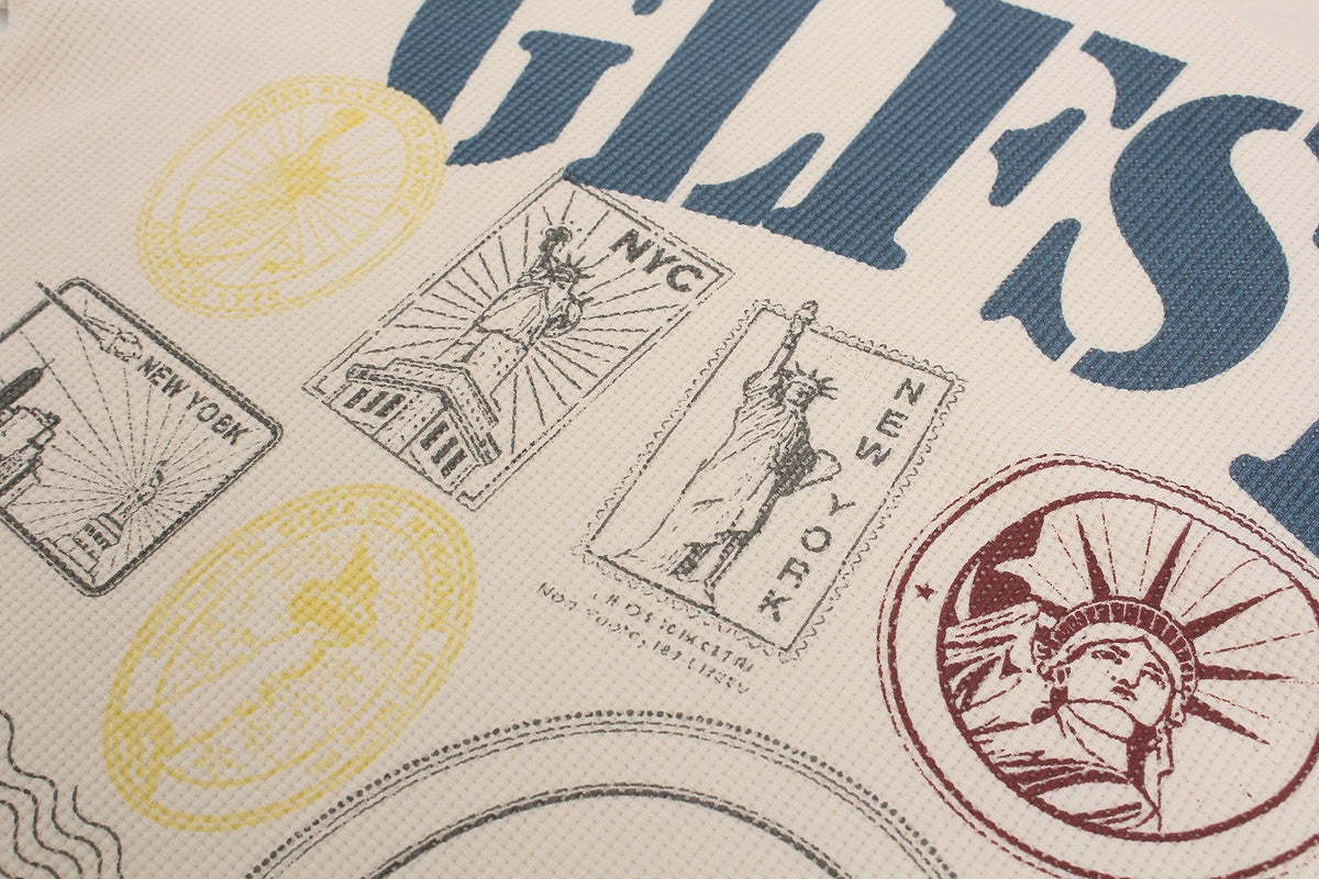 Madxmarx Vintage New York Waffel-Langarmshirt