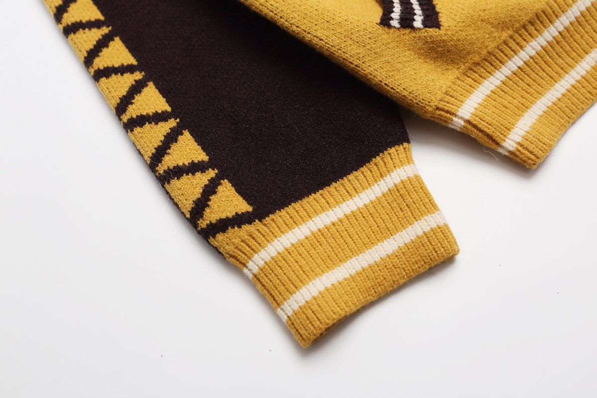 Madxmarx Retro Zip Knit Jacket