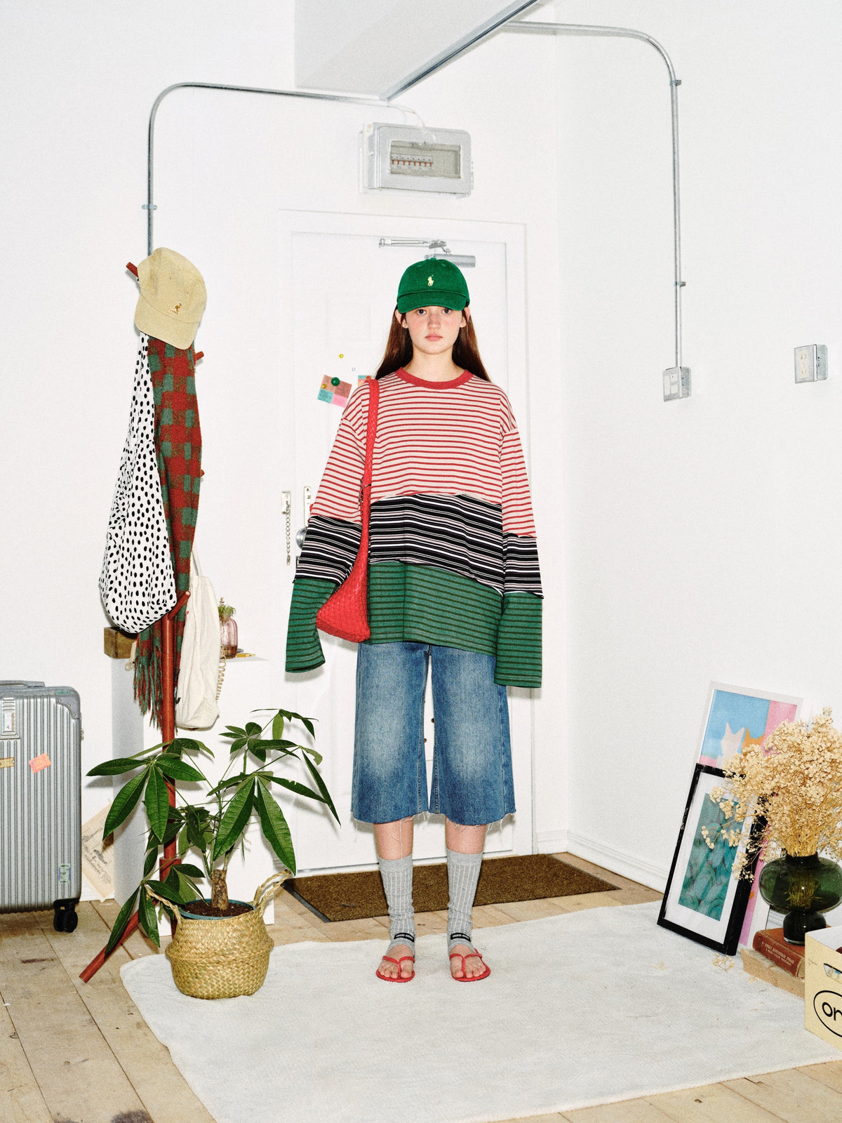 Madxmarx Striped Long Sleeve Tee