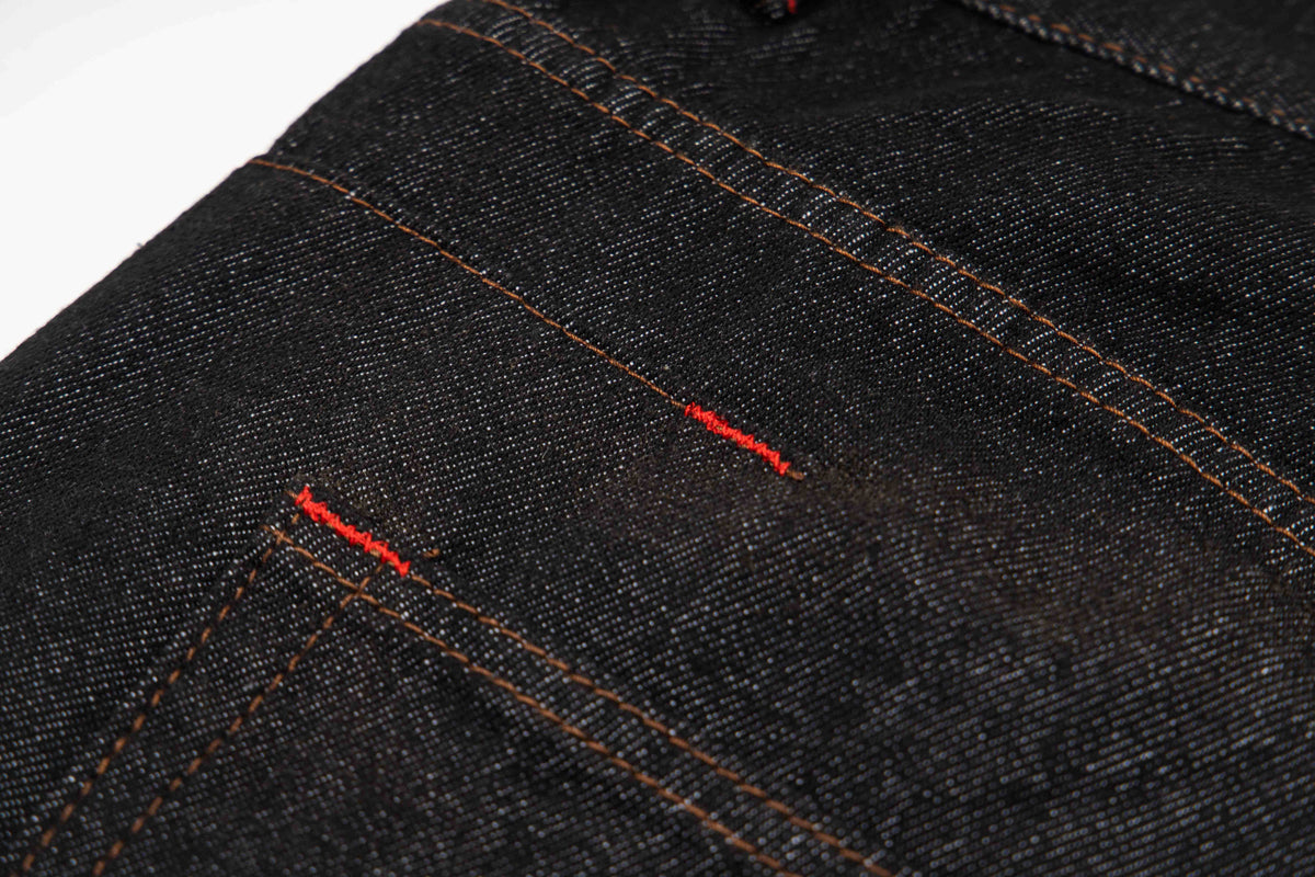 Pantalones de mezclilla de pierna ancha con cierre de gancho Madxmarx