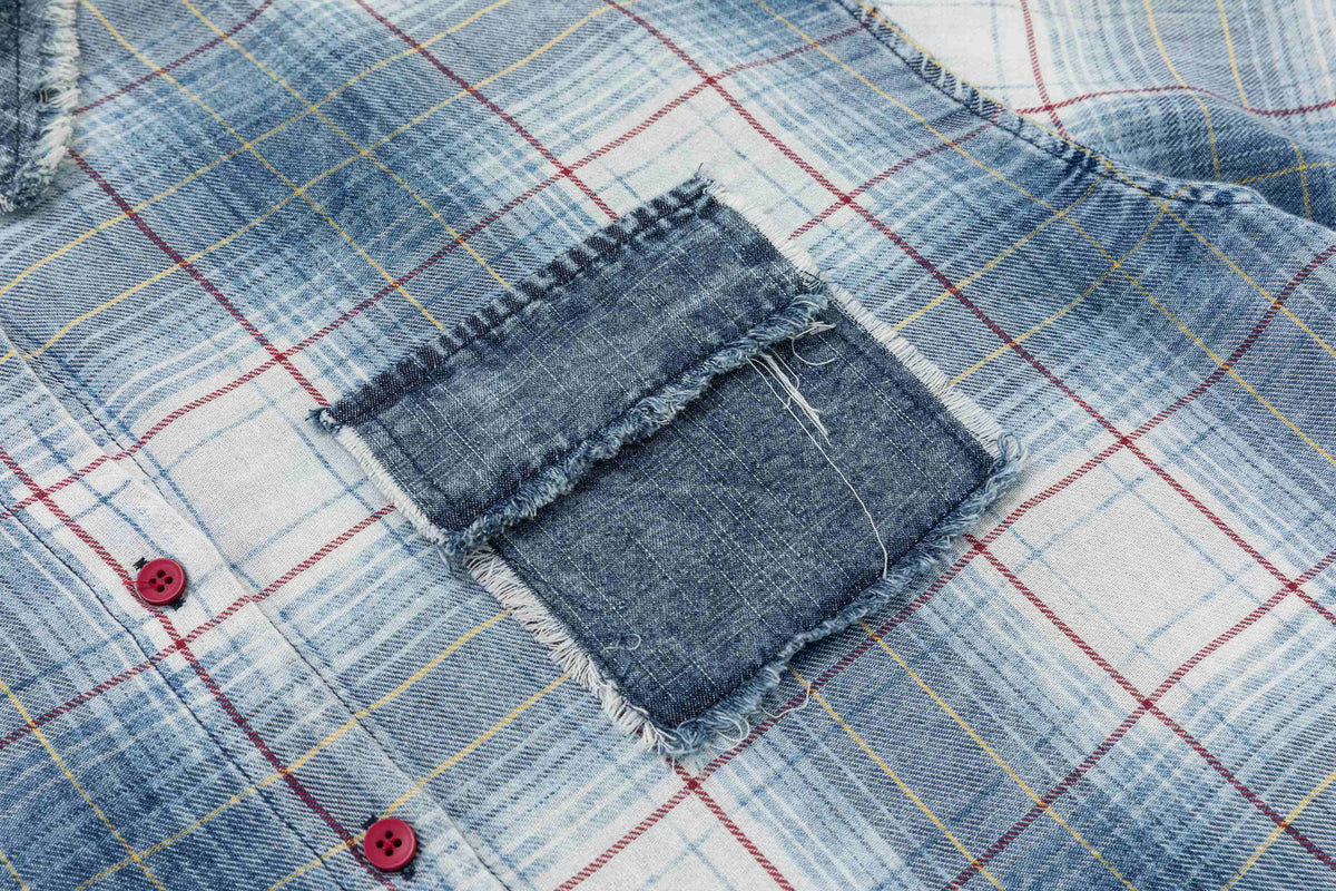 Madxmarx Vintage Plaid Flannel Shirt