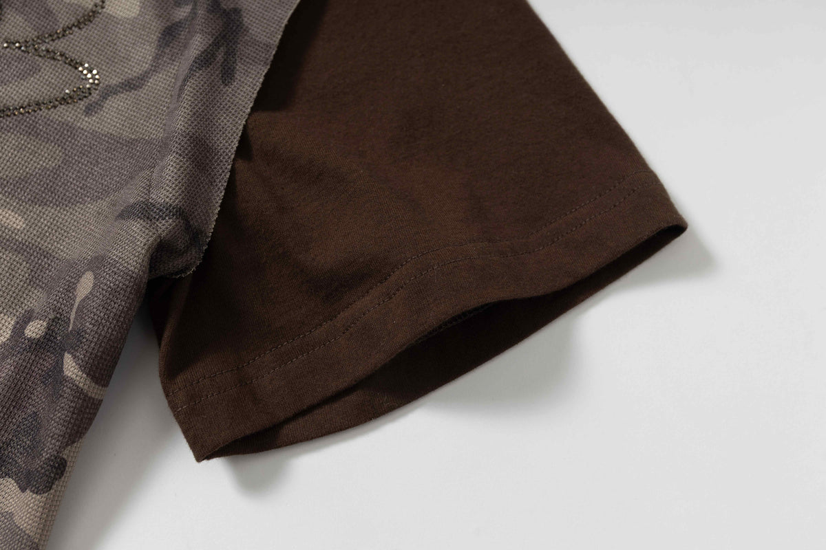 Madxmarx Camo Hooded Tee