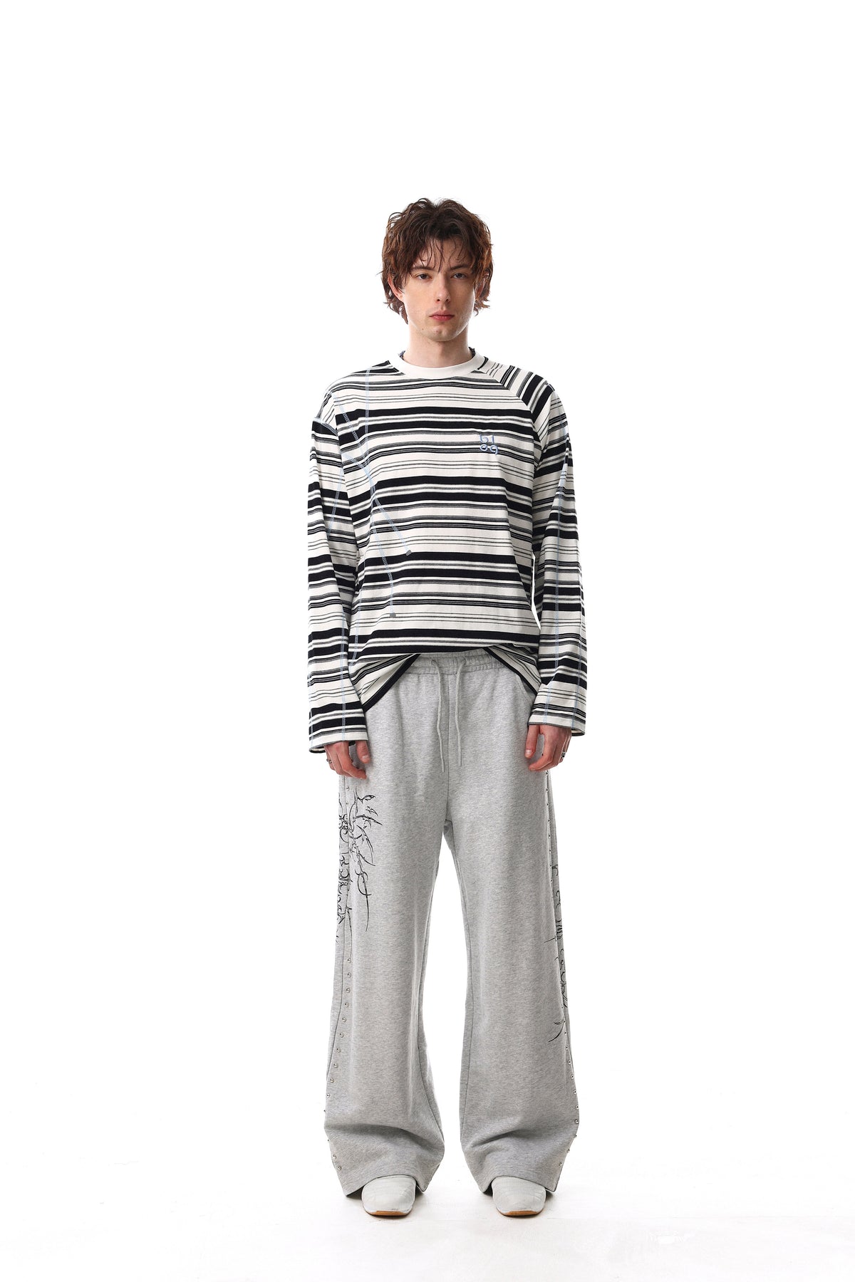 Madxmarx Striped Long Sleeve Tee