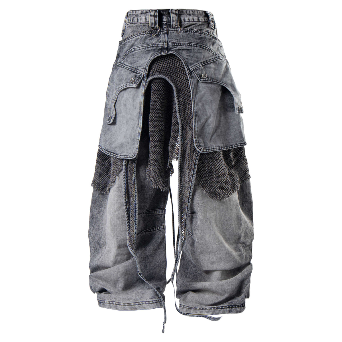 Madxmarx Convertible Utility Baggy Jeans