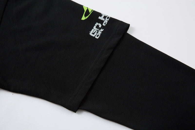 Madxmarx Layered Racing Graphic Long Sleeve Tee