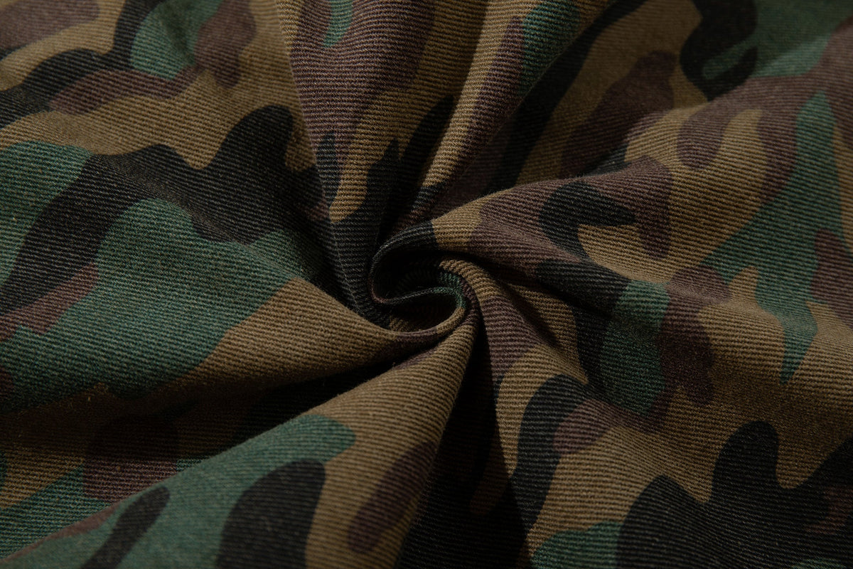 Madxmarx Camo-Stripe-Hose mit weitem Bein