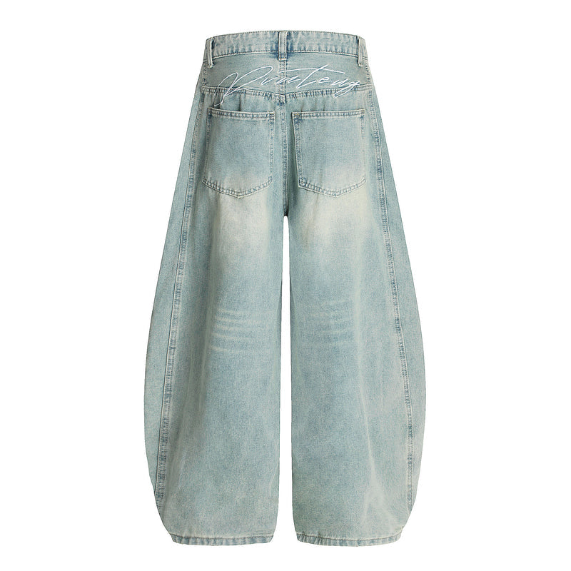 Pantalones de mezclilla Madxmarx de corte curvo