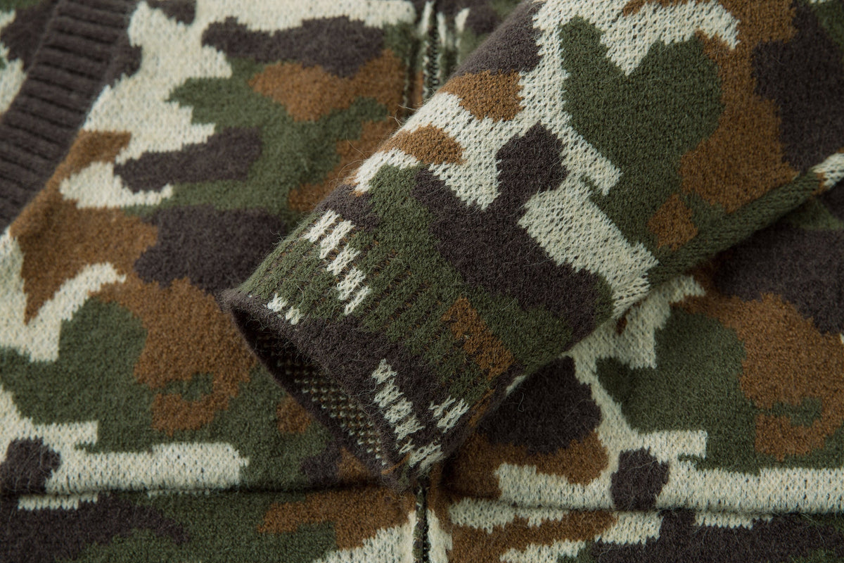 Madxmarx “07 Camo Knit Sweater”