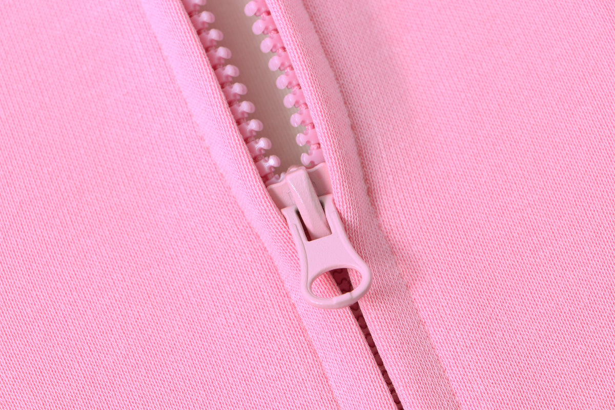 Madxmarx Pastel Unicorn Varsity Zip Hoodie