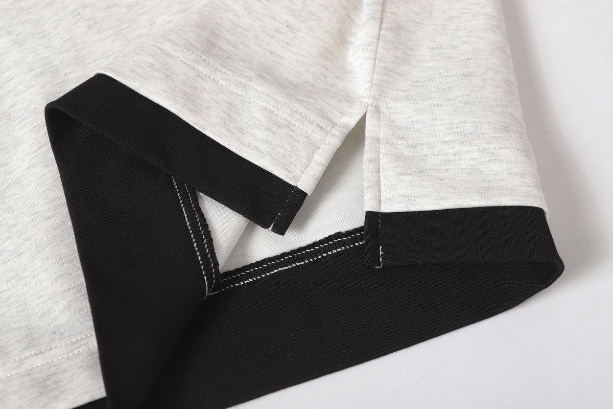 Madxmarx Layered Polo Long Sleeve Tee