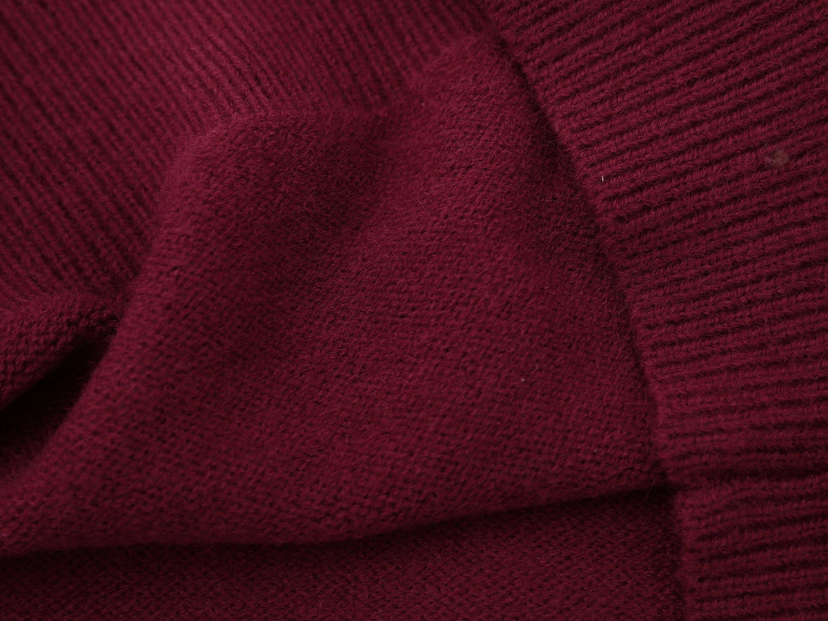Madxmarx Varsity Team Number Knit Sweater