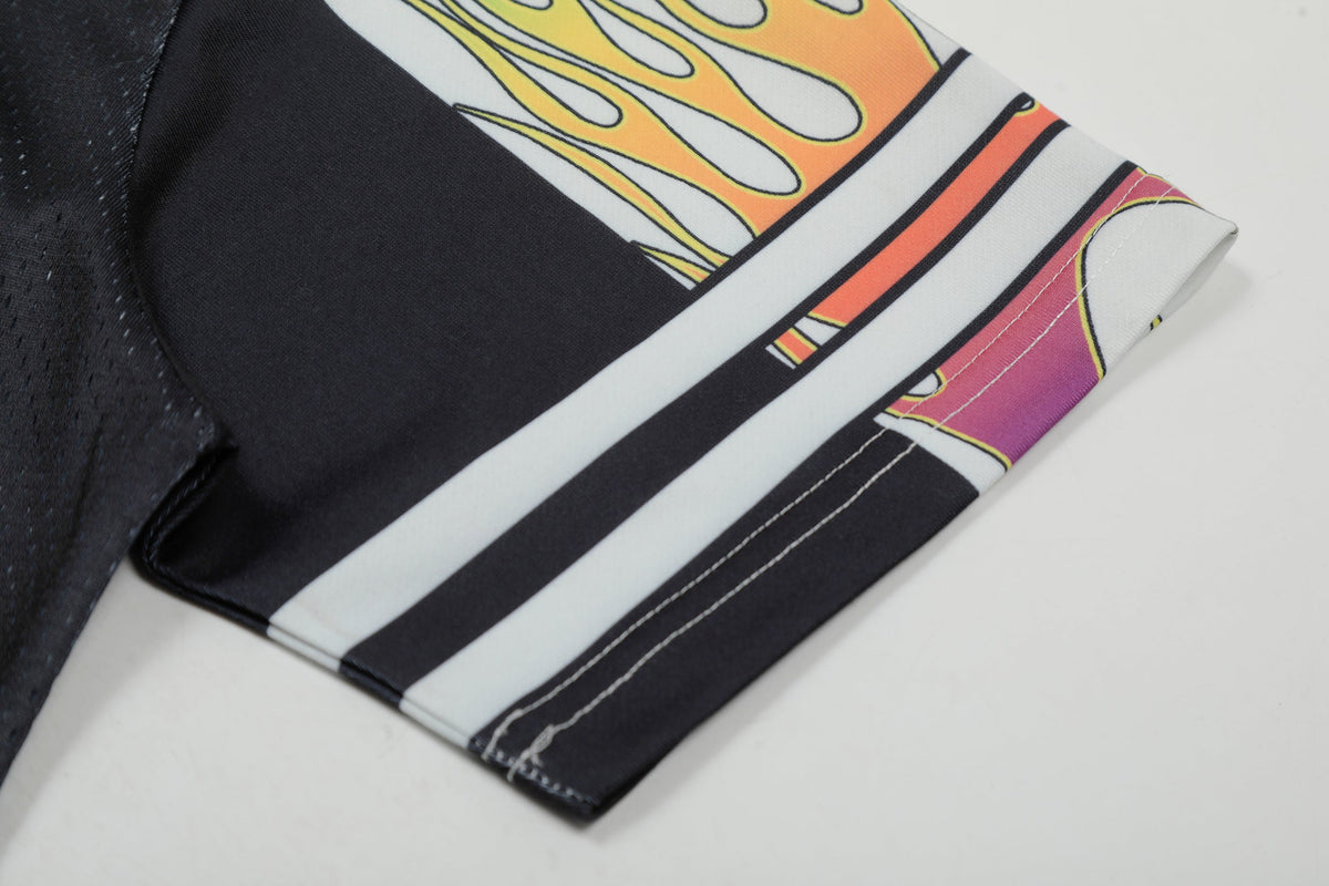 Madxmarx Rainbow Number Jersey Top