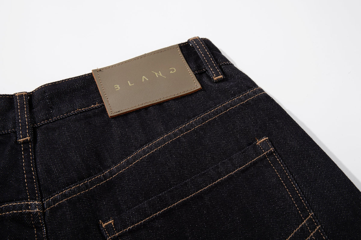 Madxmarx Plaid-Panel Wide-Leg Denim