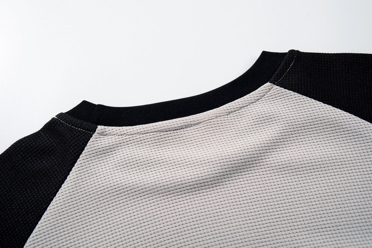 Madxmarx Punk Graphic Raglan Long Sleeve Tee