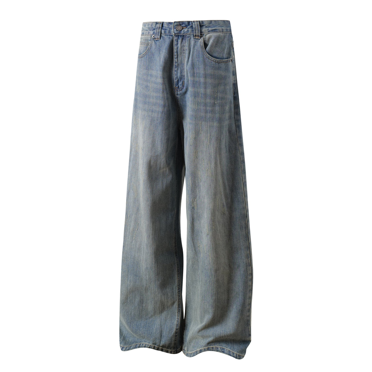 Madxmarx Vintage Washed Balloon Wide-Leg Jeans
