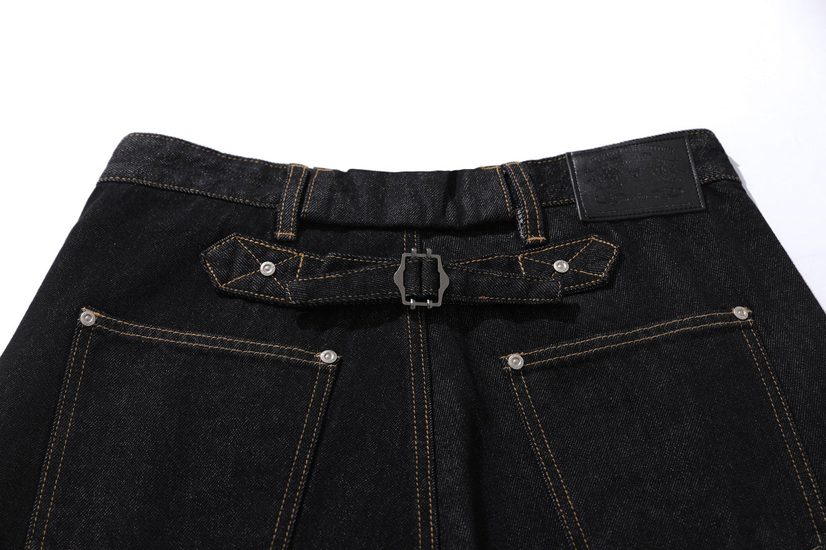 Pantalon de travail en jean multi-poches Madxmarx