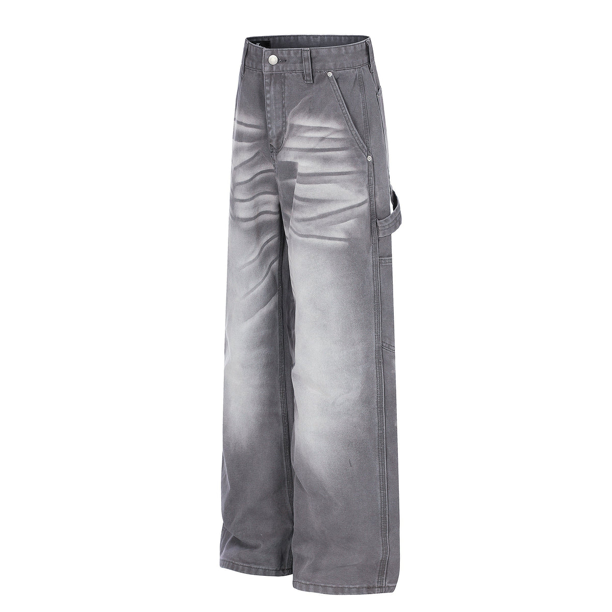 Madxmarx Jeans aus Denim mit gewaschenem Knittereffekt