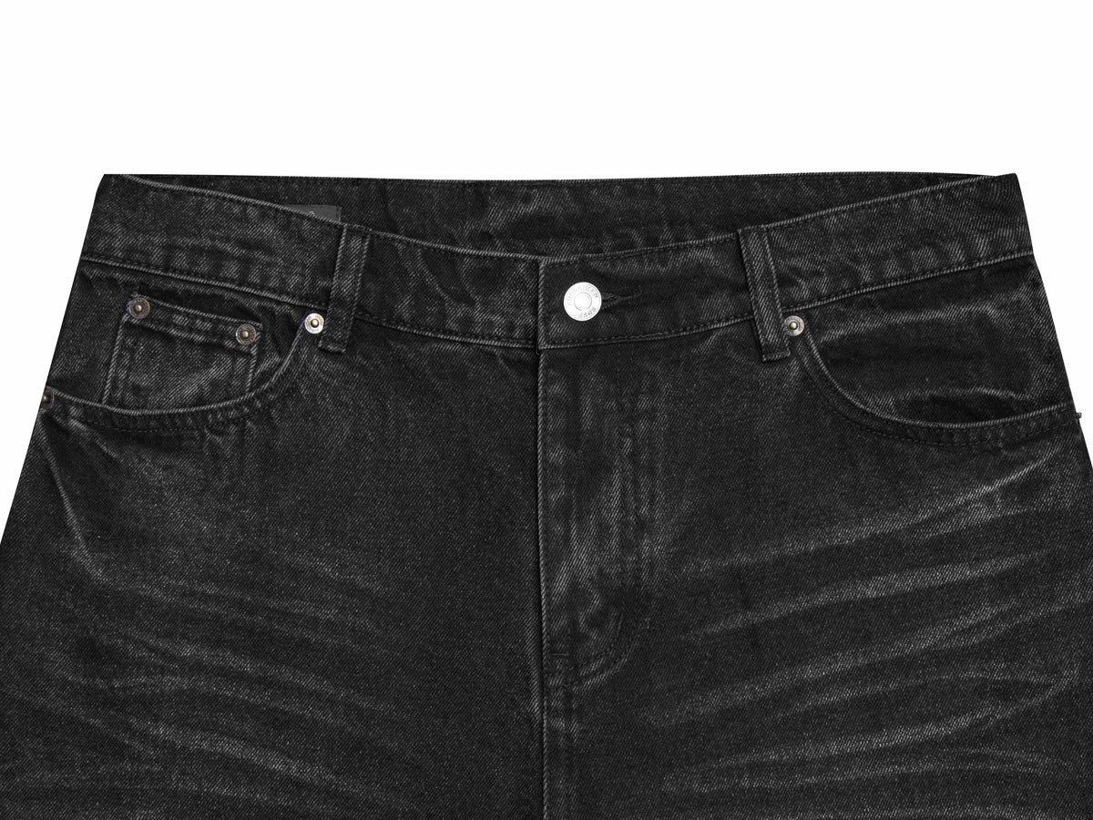 Madxmarx Washed Black Baggy Jeans