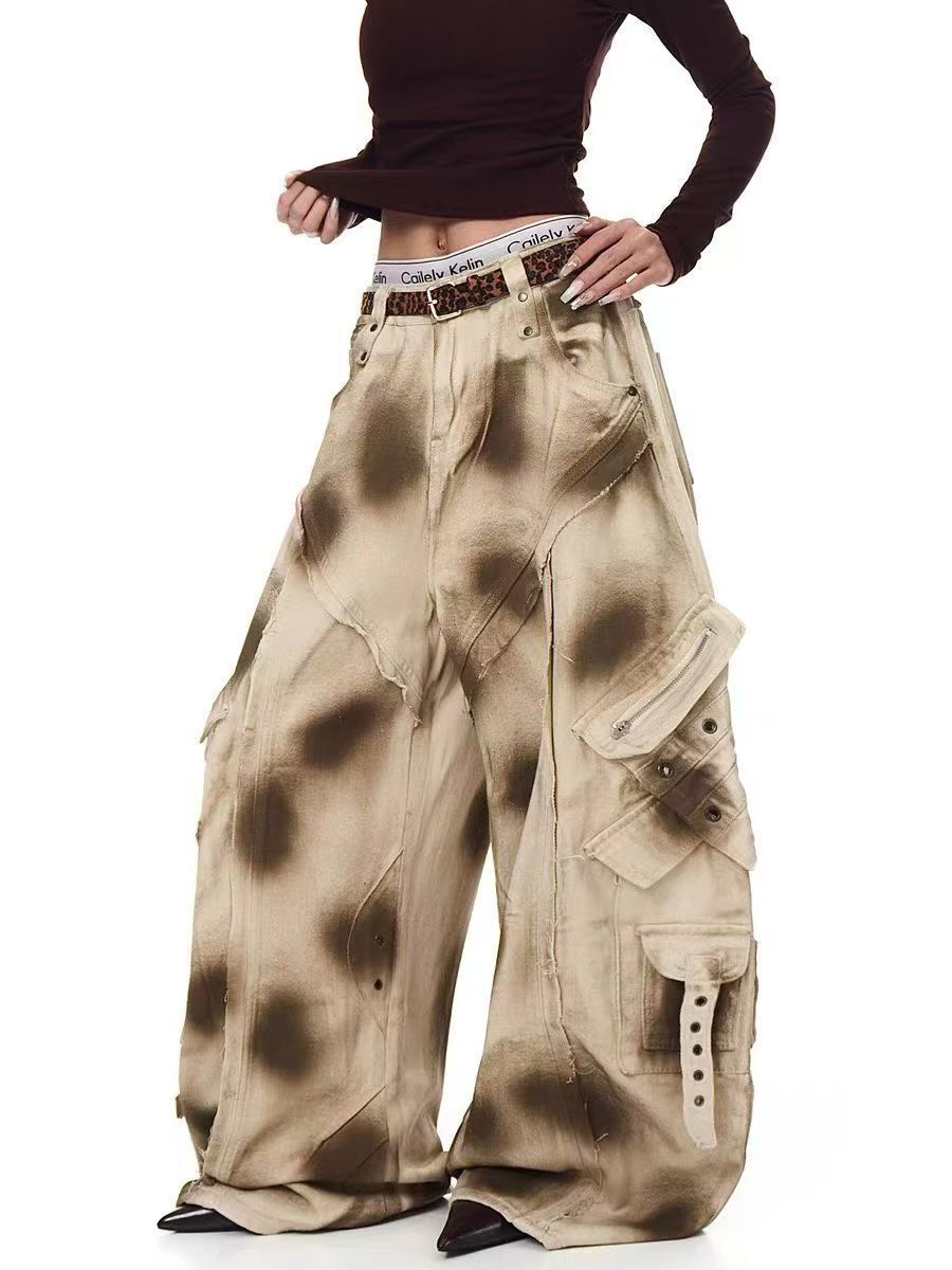 Pantalon cargo style tonneau vieilli Madxmarx