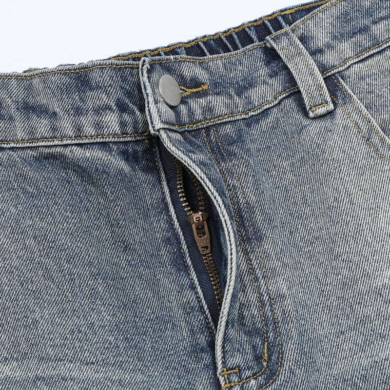 Madxmarx Script Logo Wide-Leg Jeans
